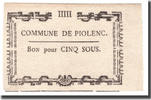France 5 Sous Undated (1791-92), PIOLENC -