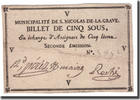 France 5 Sous Undated (1791-92), S.NICOLAS DE LA GRAVE -