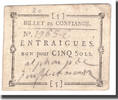 France 5 Sols Undated (1791-92), ENTRAIGUES -