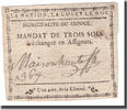 France 3 Sols Undated (1791-92), CUJOUL -