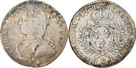 France 1/2 ECU, 44 Sols Coin, Louis XV, 1/2 Écu aux branches d'olivier -