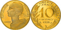 France 10 Centimes Coin, Marianne, Paris, Proof / BE -