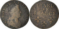 France Liard de France Coin, Louis XIV, Reims, Copper -