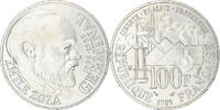 France 100 Francs Coin, Germinal, Silver, KM:957, Gadoury:900 -