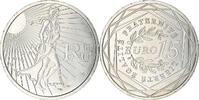 France 15 Euro Semeuse, Silver, Gadoury:EU288, KM:1535 -