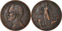 Italy 5 Centesimi Coin, Vittorio Emanuele III, Rome, Bronze -