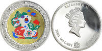 Malawi 5 Kwacha Coin, Lièvre / Rabbit, Silver plated -