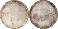 Vatican 500 Lire Coin, VATICAN CITY, Paul VI, Roma, Silver, KM:115 -