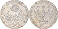 Federal Republic of Germany 10 Mark Coin, GERMANY - FEDERAL REPUBLIC, Hambourg, Silver -