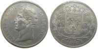 France 5 Francs Coin, Charles X, Paris, Silver, Gadoury:644 -