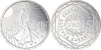 France 15 Euro Semeuse, Silver, Gadoury:2, KM:1535 -
