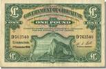 Gibraltar 1 Pound Banknote, 1949-12-01 -