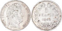 France 5 Francs Coin, Louis-Philippe, Lyon, Silver, KM:749.4 -