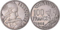 France 100 Francs Coin, Cochet, Copper-nickel, KM:919.1 -