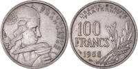 France 100 Francs Coin, Cochet, Copper-nickel, KM:919.1 -