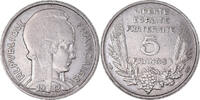 France 5 Francs Coin, Bazor, Paris, Nickel, KM:887 -