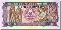 Mozambique 5000 Meticais Banknote, 1989-02-03 -