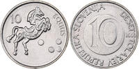 Slovenia 10 Tolarjev Copper-nickel, KM:41 -