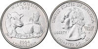 United States Quarter U.S. Mint, Copper-Nickel Clad Copper -