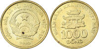 Vietnam 1000 Dông SOCIALIST REPUBLIC, Vantaa, Brass plated steel -