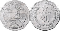 Madagascar 20 Ariary Royal Canadian Mint, Nickel Clad Steel -