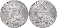 New Caledonia 20 Francs Paris, Nickel, KM:12 -