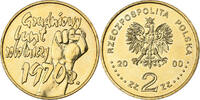 Poland 2 Zlote Warsaw, Brass, KM:404 -