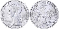 Comoros 5 Francs Paris, Aluminum, KM:E3 -