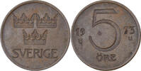 Sweden 5 Öre Gustaf VI, Bronze, KM:845 -