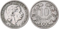 Luxembourg 10 Centimes Adolphe, Copper-nickel, KM:25 -