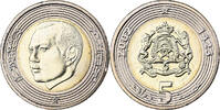 Morocco 5 Dirhams Mohammed VI, Paris, Bi-Metallic, KM:109 -