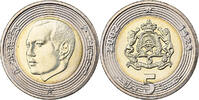Morocco 5 Dirhams Mohammed VI, Paris, Bi-Metallic -
