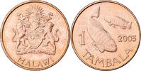 Malawi Tambala Copper Plated Steel, KM:33a -