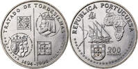 Portugal 200 Escudos Copper-nickel, KM:671 -