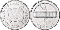 Mozambique 5 Meticais Nickel plated steel, KM:139 -