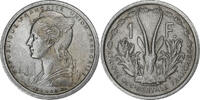 French West Africa Franc Aluminum, KM:3 -