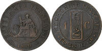 French Indochina Cent French Indo-China, Paris, Bronze, KM:1 -
