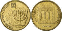 Israel 10 Agorot Aluminum-Bronze, KM:158 -