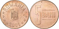 Romania 5 Bani Bucharest, Copper Plated Steel, KM:190 -