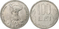 Romania 100 Lei Nickel plated steel, KM:111 -