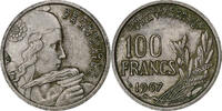 France 100 Francs Cochet, Copper-nickel, KM:919.1 -