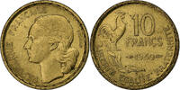 France 10 Francs Guiraud, Paris, Aluminum-Bronze, KM:915.1 -