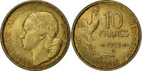 France 10 Francs Guiraud, Beaumont - Le Roger, Aluminum-Bronze -