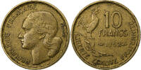 France 10 Francs Guiraud, Paris, Aluminum-Bronze, KM:915.1 -