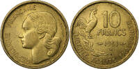 France 10 Francs Guiraud, Beaumont - Le Roger, Aluminum-Bronze -