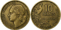 France 10 Francs Guiraud, Beaumont - Le Roger, Aluminum-Bronze -