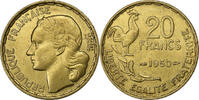 France 20 Francs Guiraud, Paris, Aluminum-Bronze, KM:916.1 -