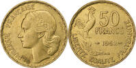 France 50 Francs Guiraud, Paris, Aluminum-Bronze, KM:918.1 -