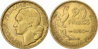 France 20 Francs Guiraud, Paris, Aluminum-Bronze, KM:916.1 -