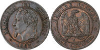 France 2 Centimes Napoleon III, Napoléon III, Bordeaux, Bronze -